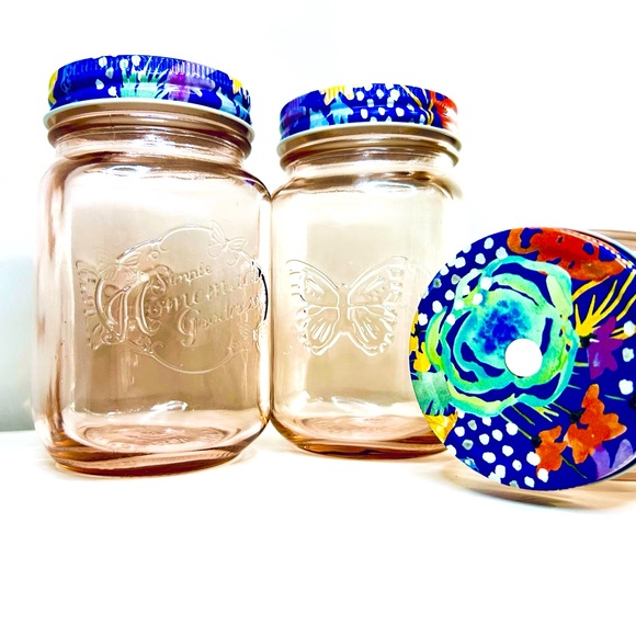 The Pioneer Woman Other - PIONEER WOMAN: Mason Jar Drink Glasses (3)